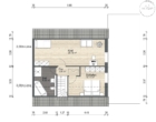KfW-70 Effizienzhaus: Neubau DHH mit tollem Grundstück in beliebtem Neubaugebiet von Bad Bergzabern - DG, Grundriss