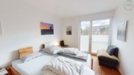 Neuwertig - Modern - Vermietet: Energieeffiziente 4-Zi ETW mit TG Stellplatz in Ettlingen - 1.OG, Schlafen 2