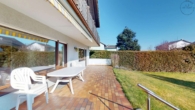 Lichtdurchflutete 3,5-ETW im EG mit wunderschönem Garten, Garage und Dachgeschossrohling, Waghäusel - EG, Terrasse