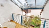 Großzügig – Charmant – Vielseitig: 1-2-FH mit Garten in toller Lage, Ettlingen-Neuwiesenreben - OG, Balkon 1