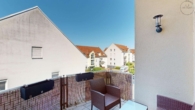 Sonnig – Ruhig – Stadtnah: 3-Zi-DG-Wohnung mit Balkon & Kochinsel in Germersheim-Sondernheim - 2.OG, Balkon