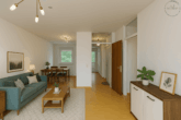 Renditestark - Zentral - Wertstabil: 2,5 ETW in der Karlsruher Innenstadt mit Balkon und Garage - Wohnzimmer Musterfoto