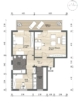 Lichtdurchflutet - Modern - Stilvoll: 3-Zi-ETW mit Balkon und Einbauküche in Stutensee-Büchig - 2.OG, Grundriss