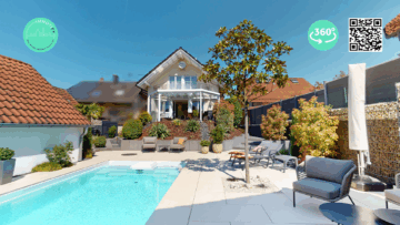 Exklusives Wohnen mit Pool und Weitblick: Modernes 1-FH mit ELW in Straubenhardt-Langenalb, 75334 Straubenhardt, Einfamilienhaus
