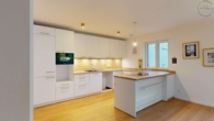 Neubau DHH im Bauhausstil mit wunderschönem Garten und Garage, Nähe Knielingen 2.0 - EG, Offene Küche