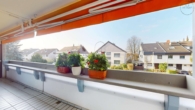 Tolles Wohngebiet: Modernisierte 3-Zi-ETW mit Loggia und TG-Stellplatz, Ettlingen-Neuwiesenreben - 1.OG, Loggia