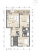 Tolles Wohngebiet: Modernisierte 3-Zi-ETW mit Loggia und TG-Stellplatz, Ettlingen-Neuwiesenreben - 1.OG, Grundriss