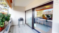 Tolles Wohngebiet: Modernisierte 3-Zi-ETW mit Loggia und TG-Stellplatz, Ettlingen-Neuwiesenreben - 1.OG, Loggia