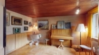 Naturnah Wohnen: Außergewöhnliches Architektenhaus mit vermieteter Einliegerwohnung in Marxzell - EG, Büro