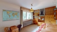 Naturnah Wohnen: Außergewöhnliches Architektenhaus mit vermieteter Einliegerwohnung in Marxzell - UG, Schlafen 3
