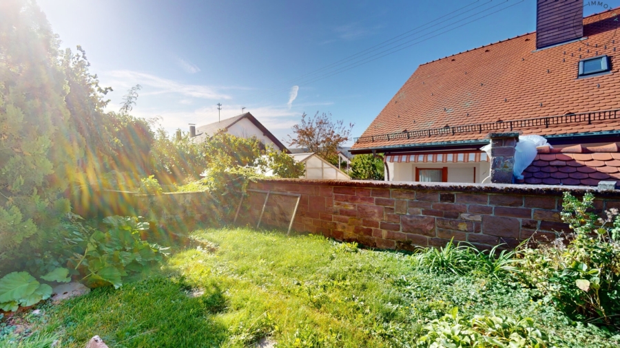 Sanierungsbedürftiges 1-2-FH mit schönem Garten und Scheune, Marxzell-Schielberg - EG, Garten