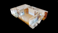 Charmant - Lichtdurchflutet - Zentral: 2-Zi-ETW mit Wintergarten und Einbauküche in Philippsburg - Dollhouse-View
