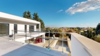 Investition: Luxuriöser Neubau - Villa in Pollença – Exklusivität, Design und mediterrane Idylle - Aussicht Terrasse